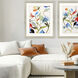 In Rome Blue and Green and Orange and Red Framed Art