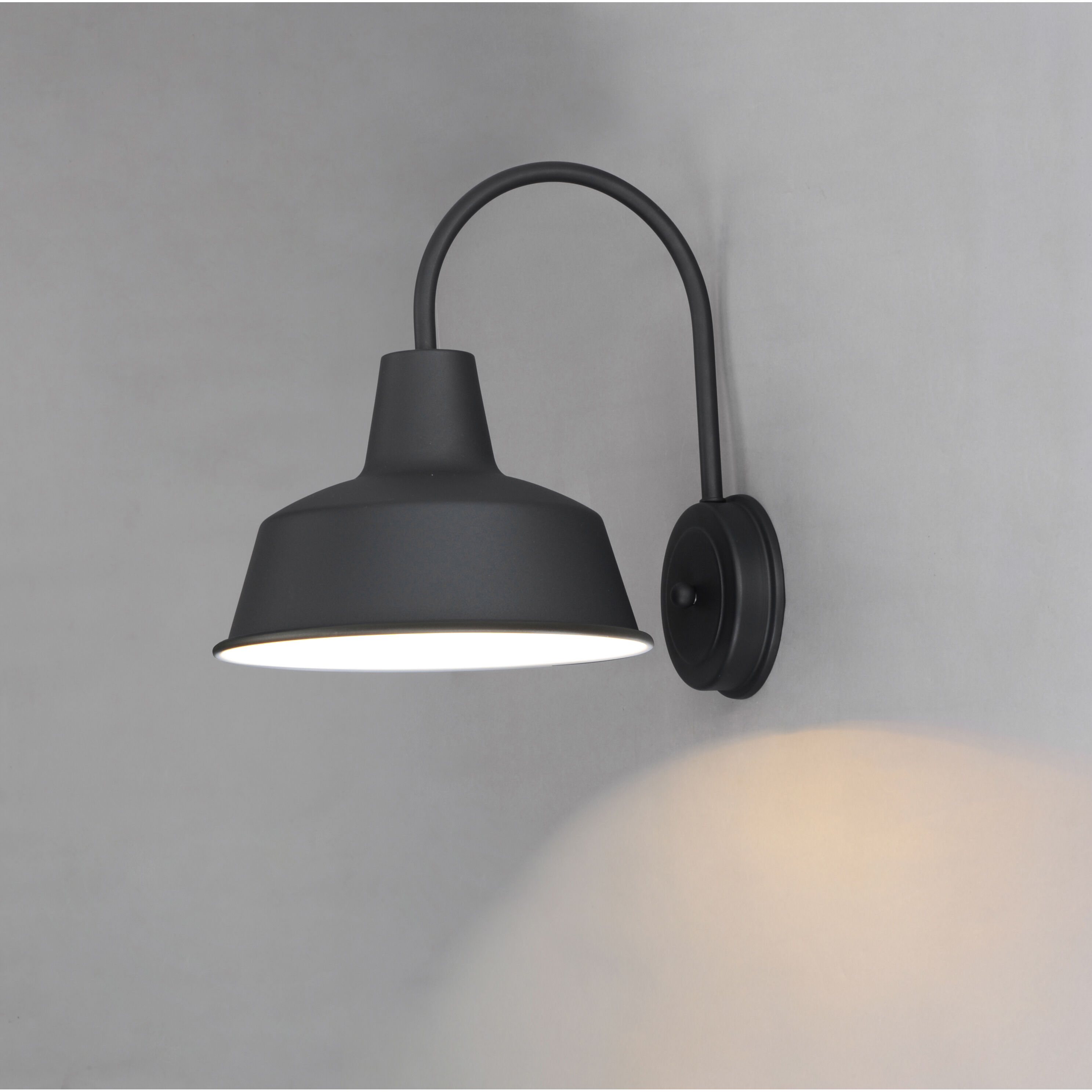 Pier M 1 Light 13 inch Black Outdoor Wall Mount