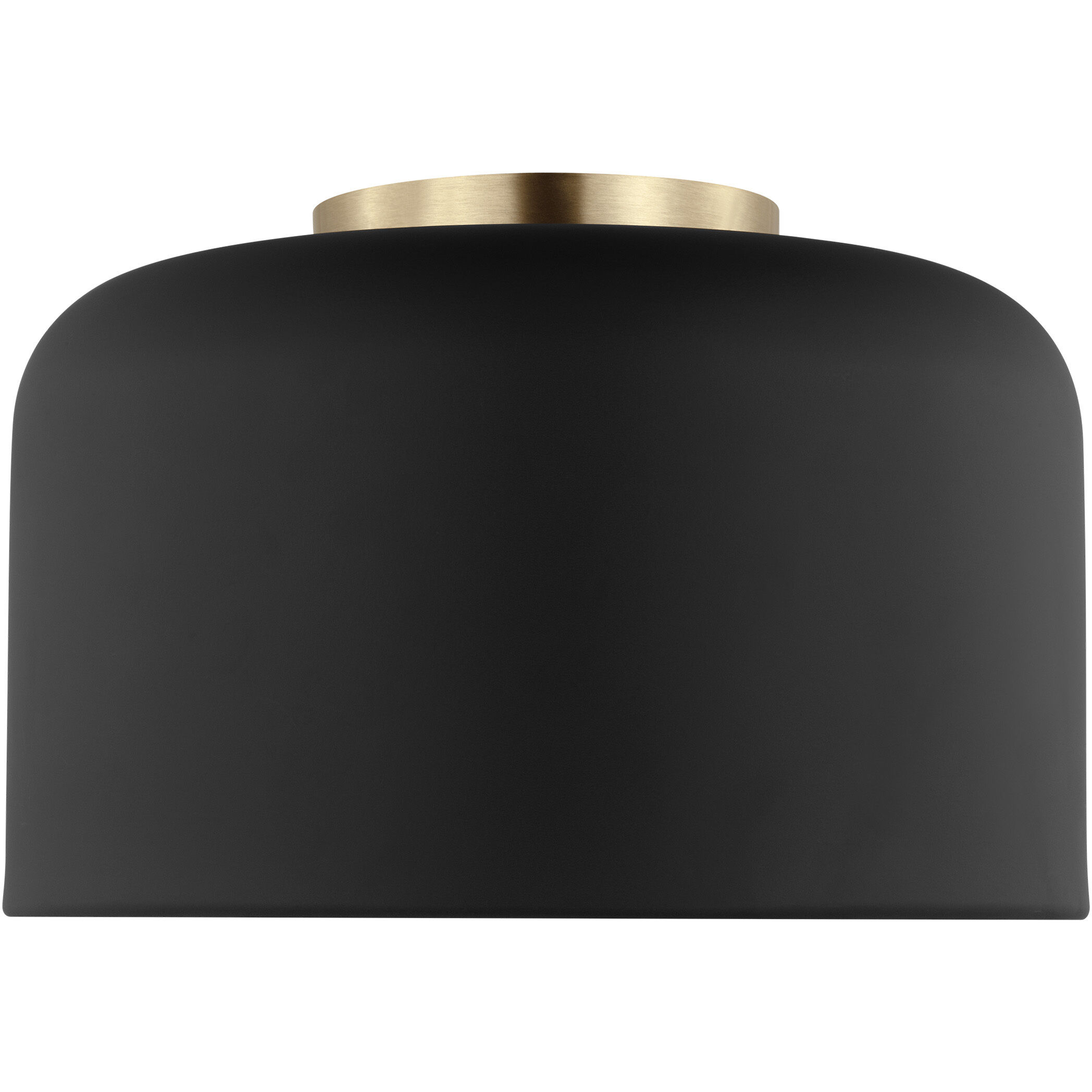 Malone 1 Light 10.75 inch Midnight Black Ceiling Flush Mount Ceiling Light