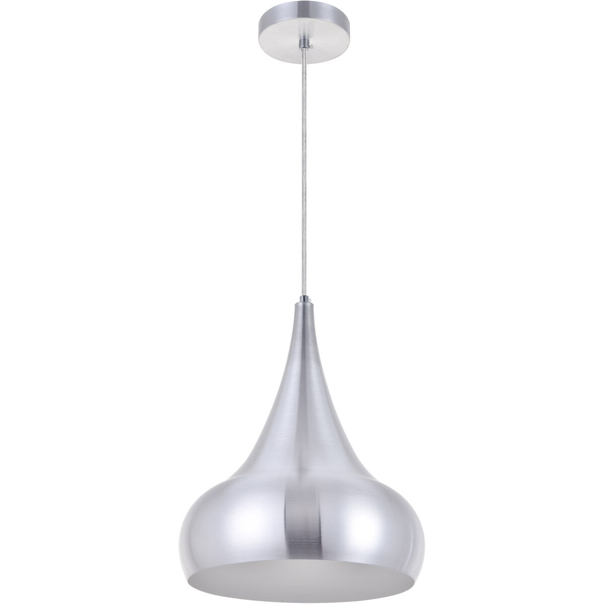 Circa 1 Light 11.5 inch Burnished Nickel Pendant Ceiling Light