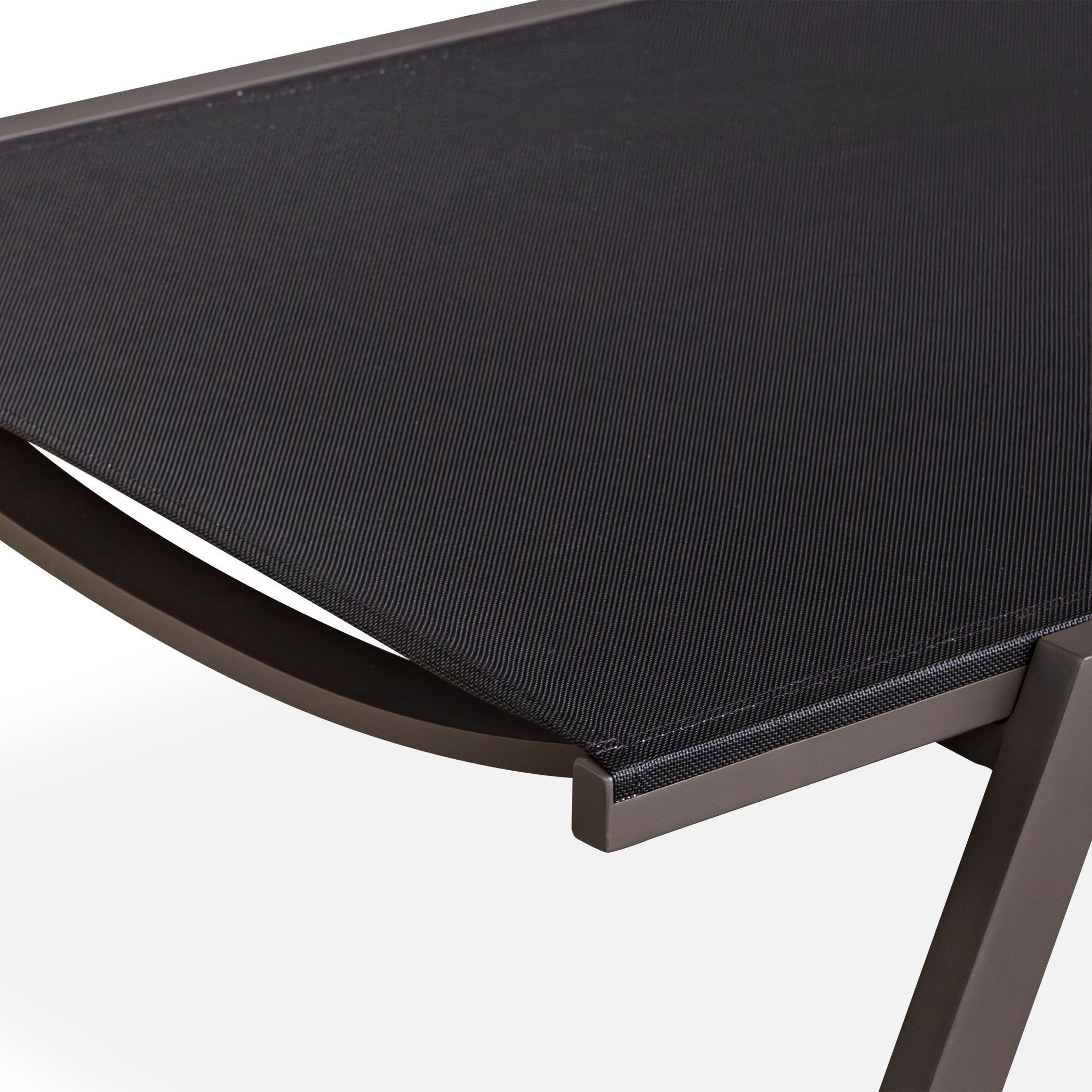 Bea Java Black Outdoor Pool Chaise