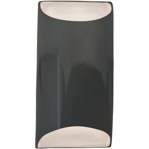 Ambiance 1 Light 5.5 inch Gloss Grey Wall Sconce Wall Light