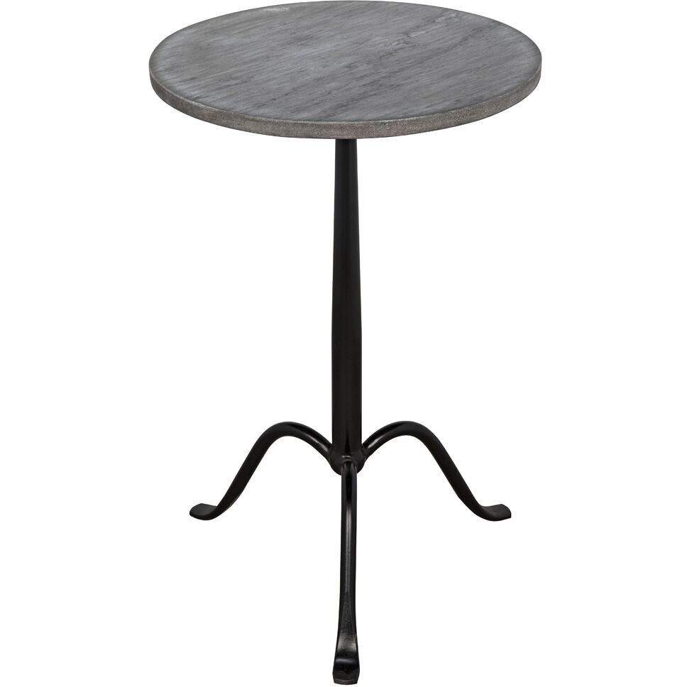 Cosmopolitan 24 X 15 inch Matte Black Side Table