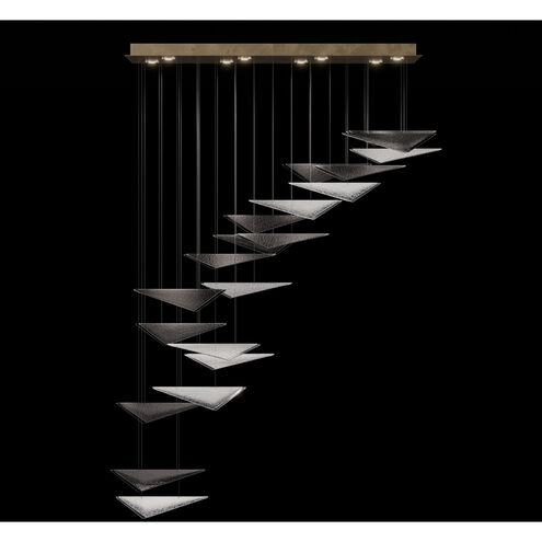 Volo 8 Light 60.5 inch Gold Pendant Ceiling Light