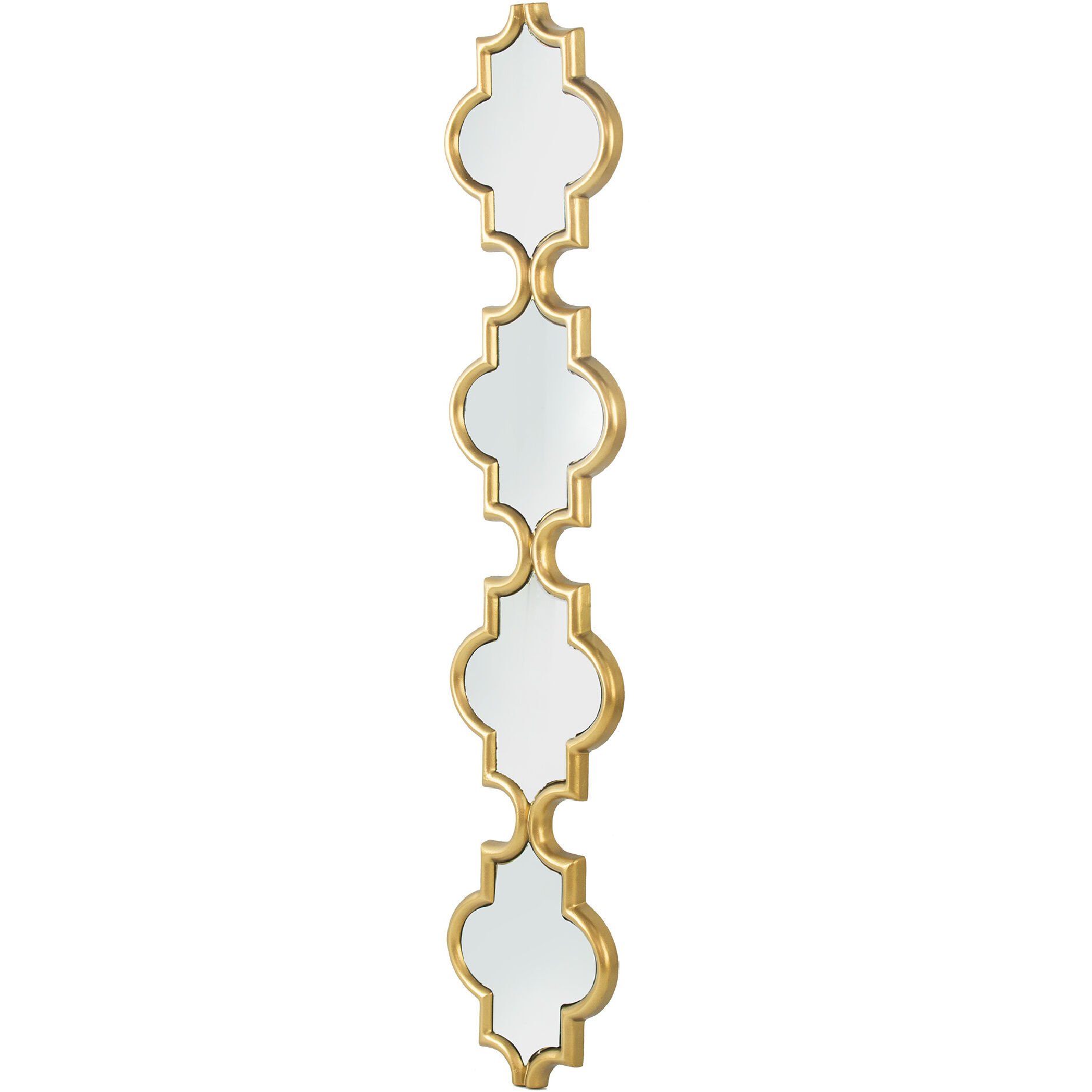 Madlyn 47 X 9.4 inch Gold Wall Mirror