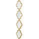 Madlyn 47 X 9.4 inch Gold Wall Mirror