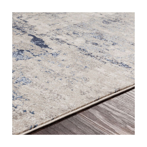 Lagom 87 X 63 inch Navy/Pale Blue/Charcoal/Light Gray/Ivory Rugs, Rectangle
