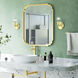 Lansdale 1 Light 5 inch Satin Brass Single Vanity Sconce Wall Light, Single