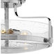 Harper 3 Light 18 inch Chrome Indoor Semi-Flush Mount Ceiling Light in Clear Seedy