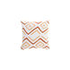 Nairobi 20 X 20 inch Beige and Burnt Orange Throw Pillow