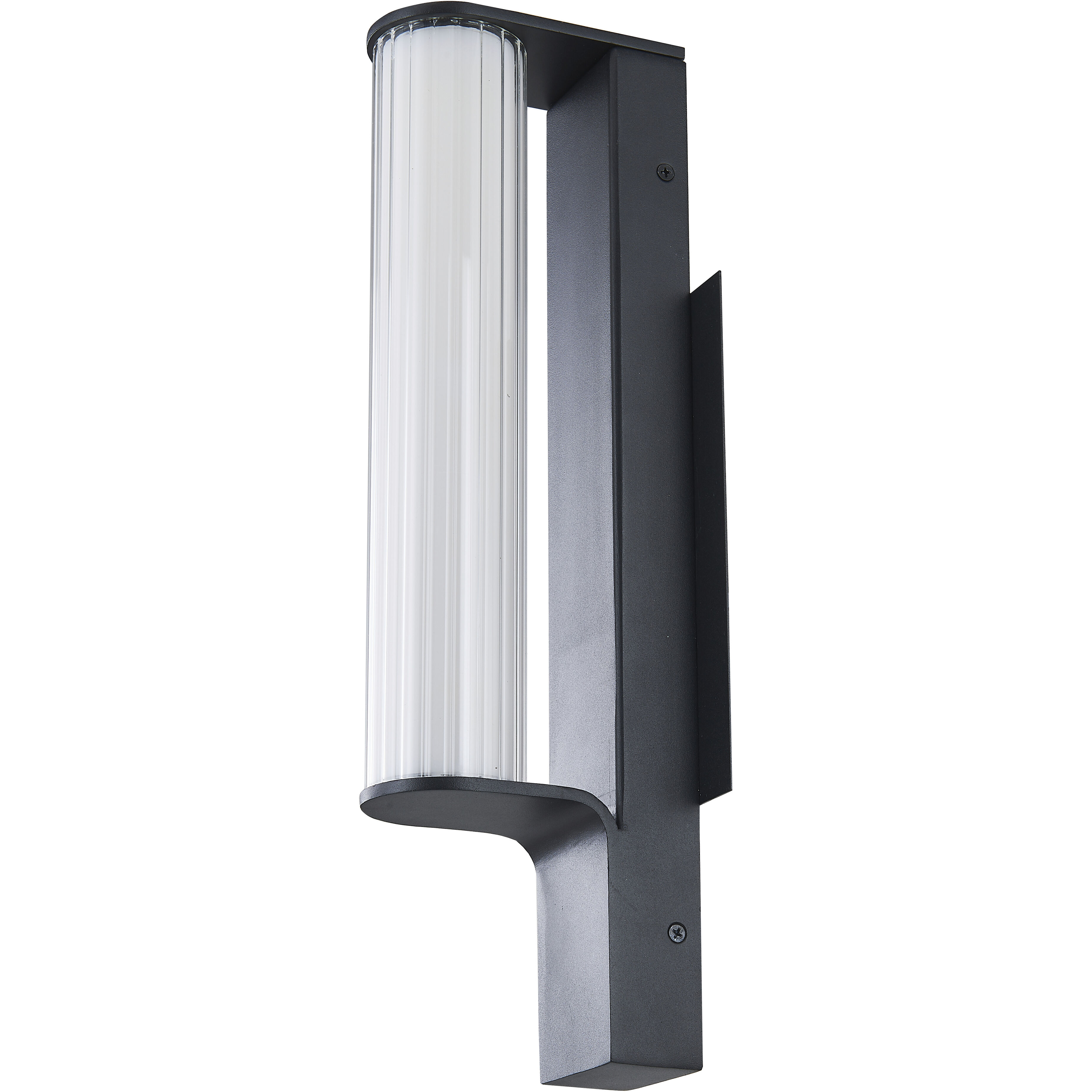 Macie LED 16 inch Matte Black Outdoor Wall Light