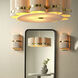 Carousel 1 Light 8.25 inch Brushed Brass Wall Sconce Wall Light, Inline