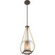 Stutterhein 1 Light 11 inch Sand Bronze Pendant Ceiling Light