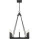 Barclay 8 Light 20 inch Matte Black Chandelier Ceiling Light