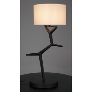 Arizona 29 inch 60.00 watt Matte Black Table Lamp Portable Light