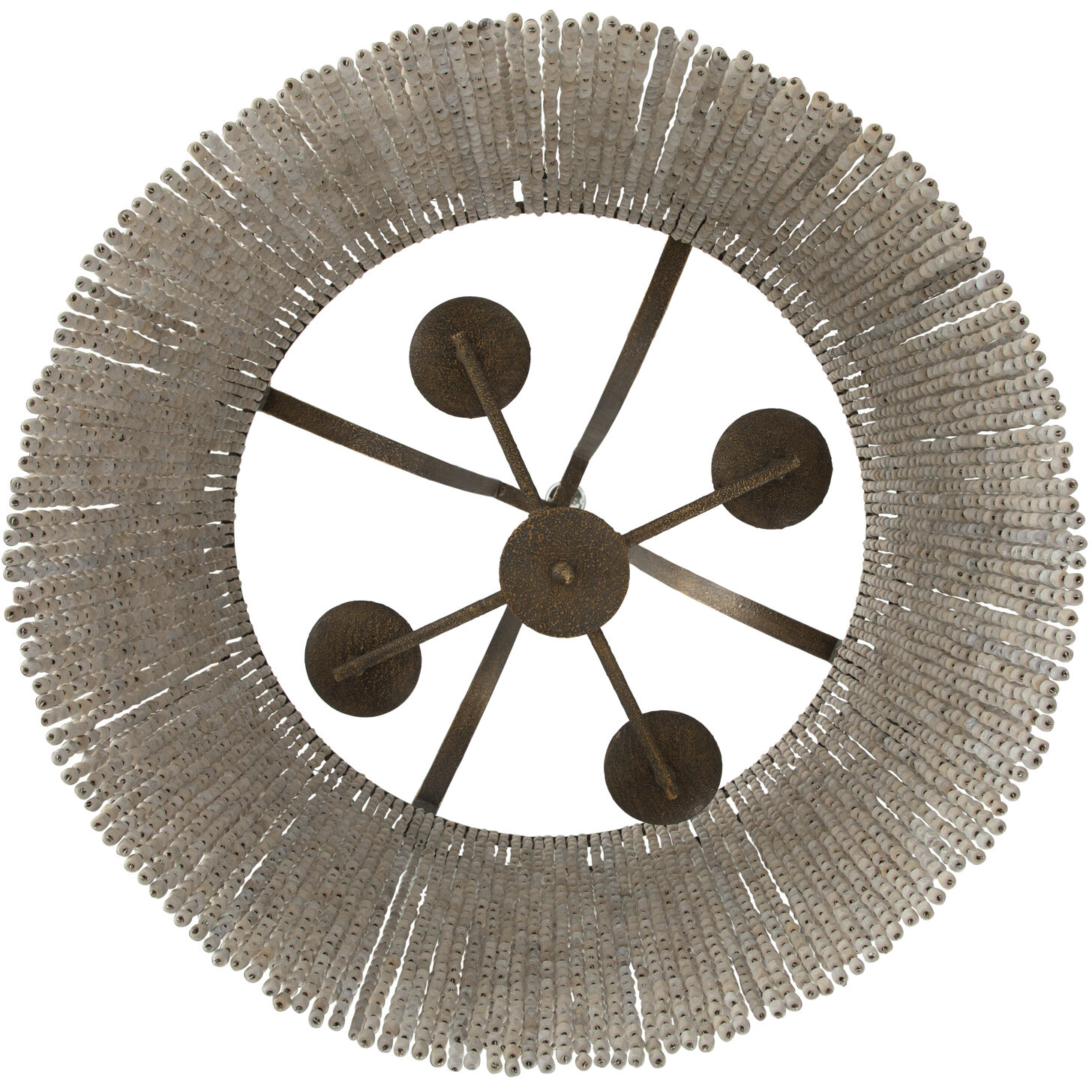 Tamara 4 Light 24.75 inch Antique Gold / Antique White Chandelier Ceiling Light