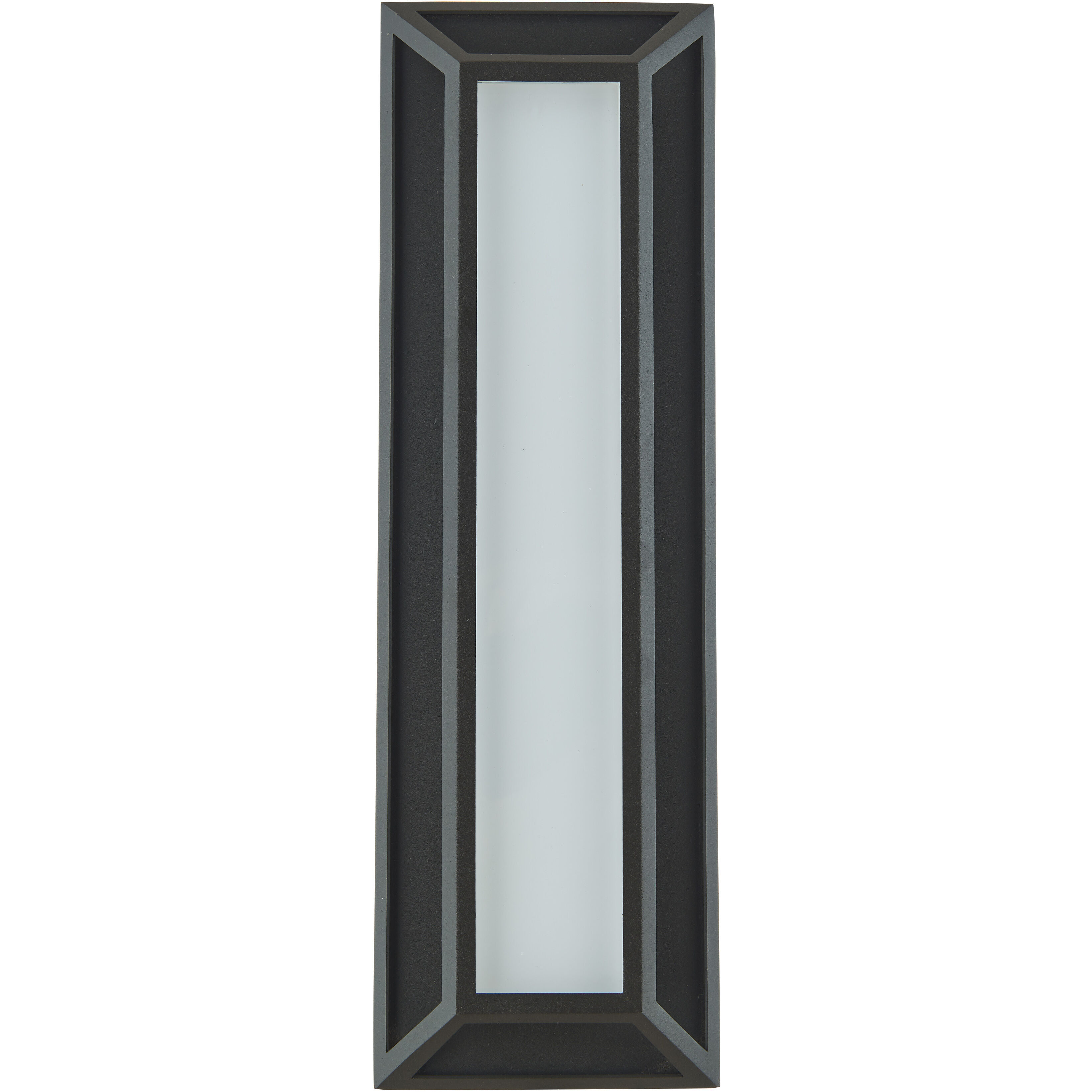 Cell LED 18 inch Matte Black Outdoor Wall Light