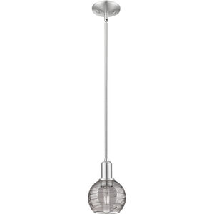 Athens Deco Swirl 1 Light 5.88 inch Mini Pendant