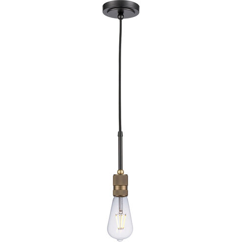 Restoration Ellis LED 2.5 inch Black Antique Brass Mini Pendant Ceiling Light