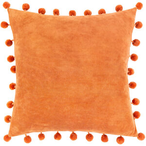 Serengeti 18 X 18 inch Burnt Orange Pillow Kit, Square