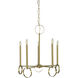 Olivia 5 Light 24 inch Brushed Brass Dining Chandelier Ceiling Light