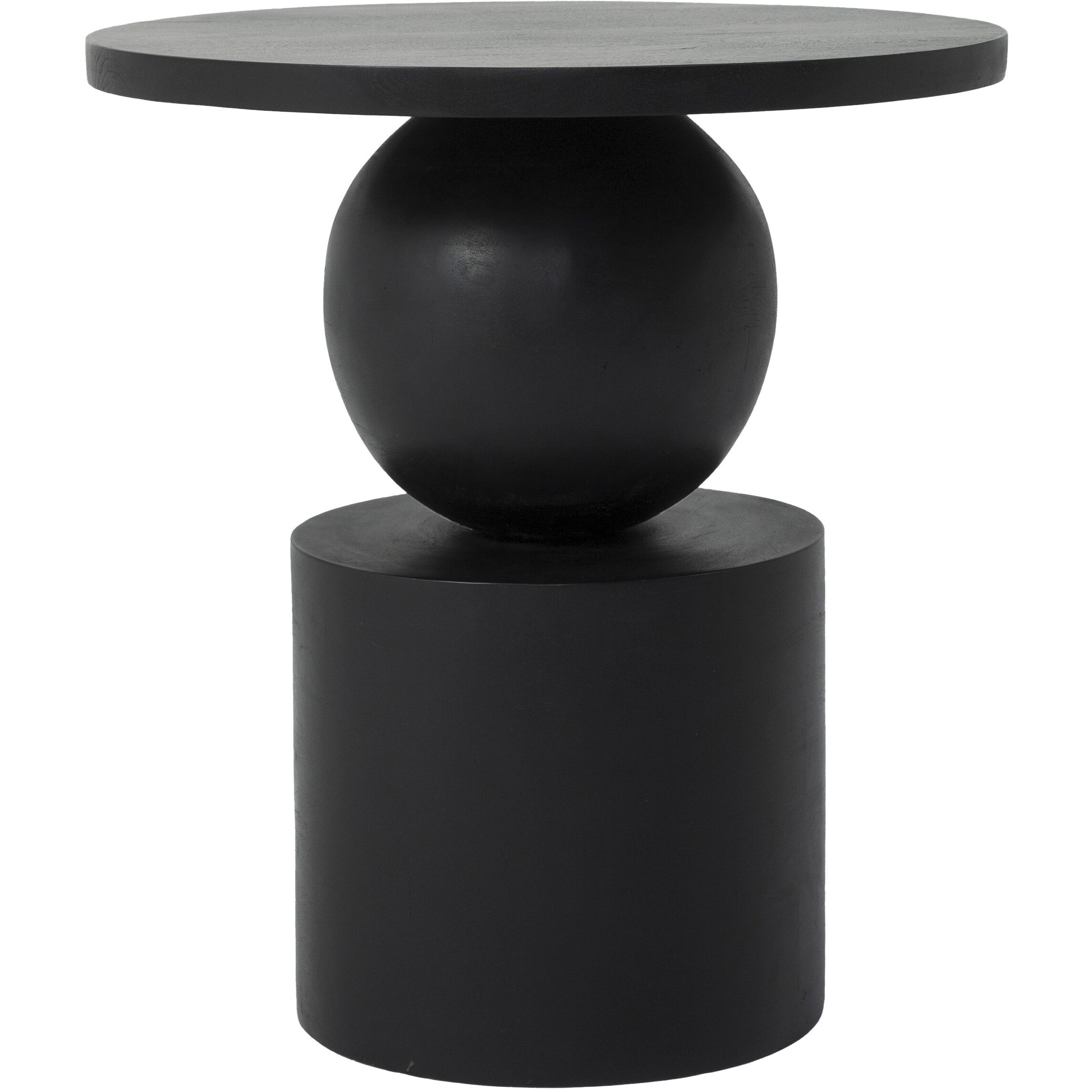 Paola 22 X 20 inch Black Side Table