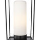 Sheridan 1 Light 116.25 inch Black Outdoor Post Mounted Fixture