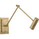 Sean Lavin Ponte 22.6 inch 8.40 watt Natural Brass Task Wall Sconce Wall Light
