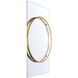 Trails 46 X 30 inch Gold LED Mirror
