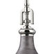Rutherford 1 Light 15 inch Weathered Zinc Pendant Ceiling Light
