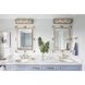 Jennings Bath Vanity Light Wall Light in Aged Brass