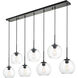 Baxter 7 Light 54 inch Black Pendant Ceiling Light