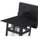 Crestlake 1 Light 8.5 inch Textured Black Outdoor Wall Lantern