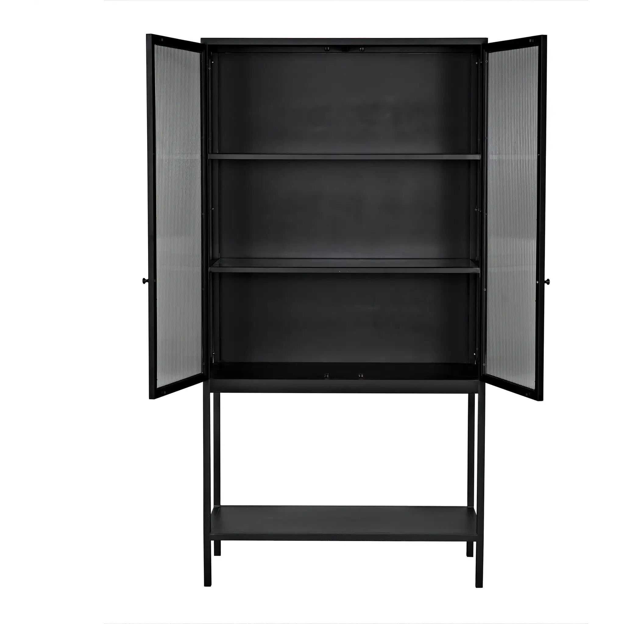 Zane Matte Black Cabinet