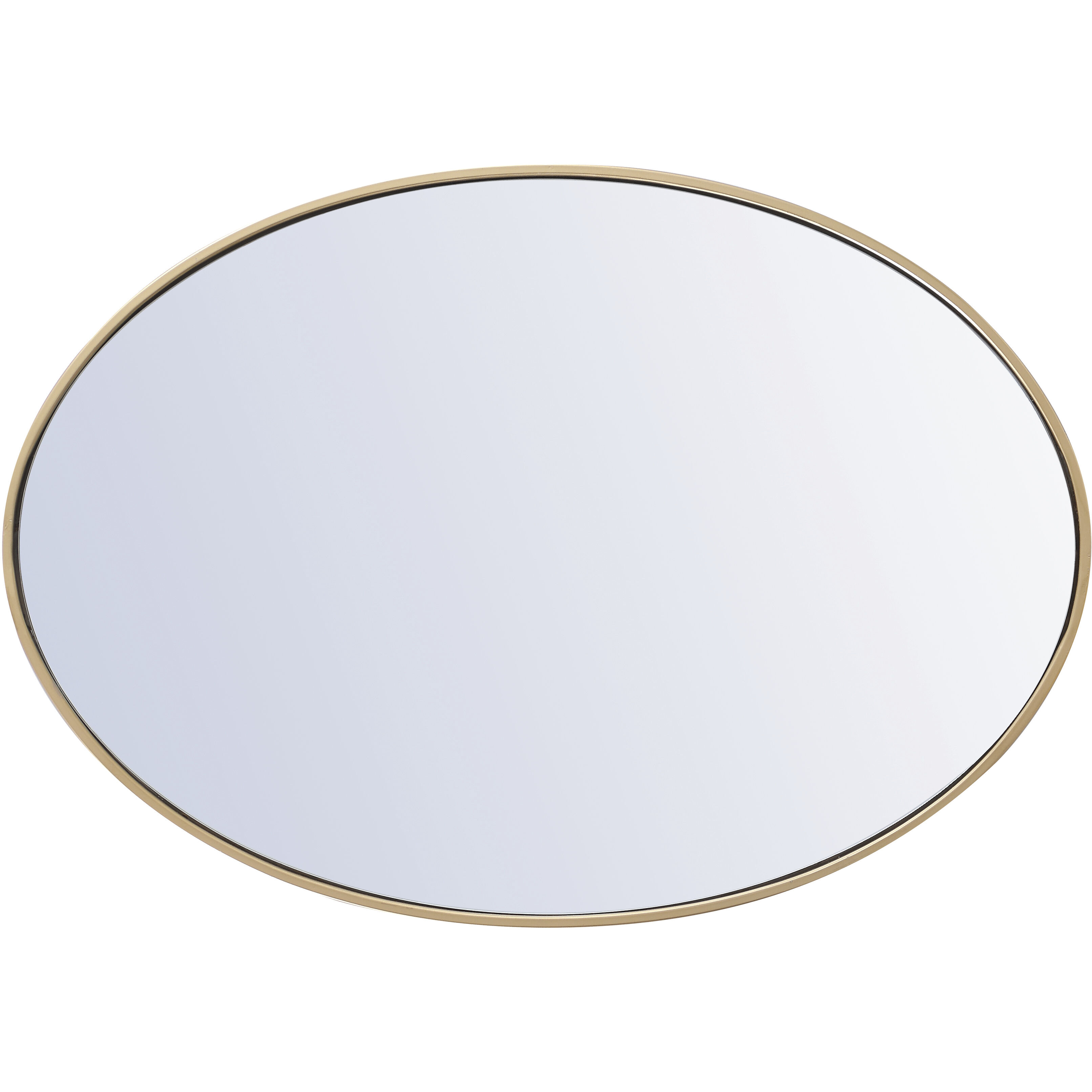 Eternity 34 X 24 inch Brass Wall Mirror