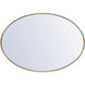 Eternity 34 X 24 inch Brass Wall Mirror