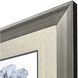 Shibori Coral Blue Framed Art