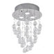 Canada 3 Light 12 inch Chrome Flush Mount Ceiling Light