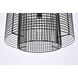 Deleon 1 Light 18.5 inch Black Pendant Ceiling Light