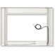 Lustro 48 X 36 inch Might Bright White LED Wall Mirror