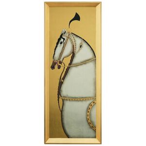 Antiquated Horse Panel 56.5 X 44.5 inch Oils and Original Art