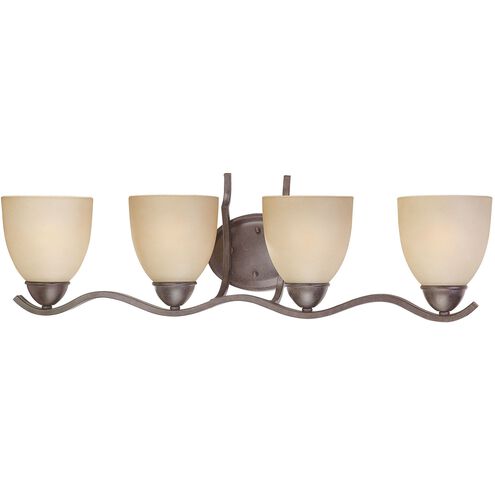 Triton 4 Light 29 inch Sable Bronze Vanity Light Wall Light