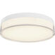Quara 7 inch White Flush Mount Ceiling Light