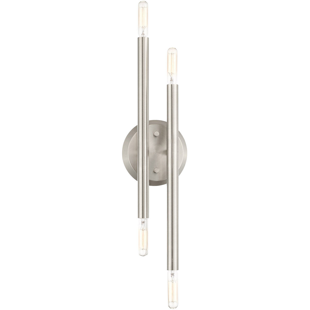 Soho 4 Light 5 inch Brushed Nickel ADA Sconce Wall Light