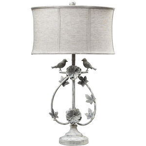 Saint Louis Heights 31 inch 100 watt Antique White Table Lamp Portable Light in Incandescent