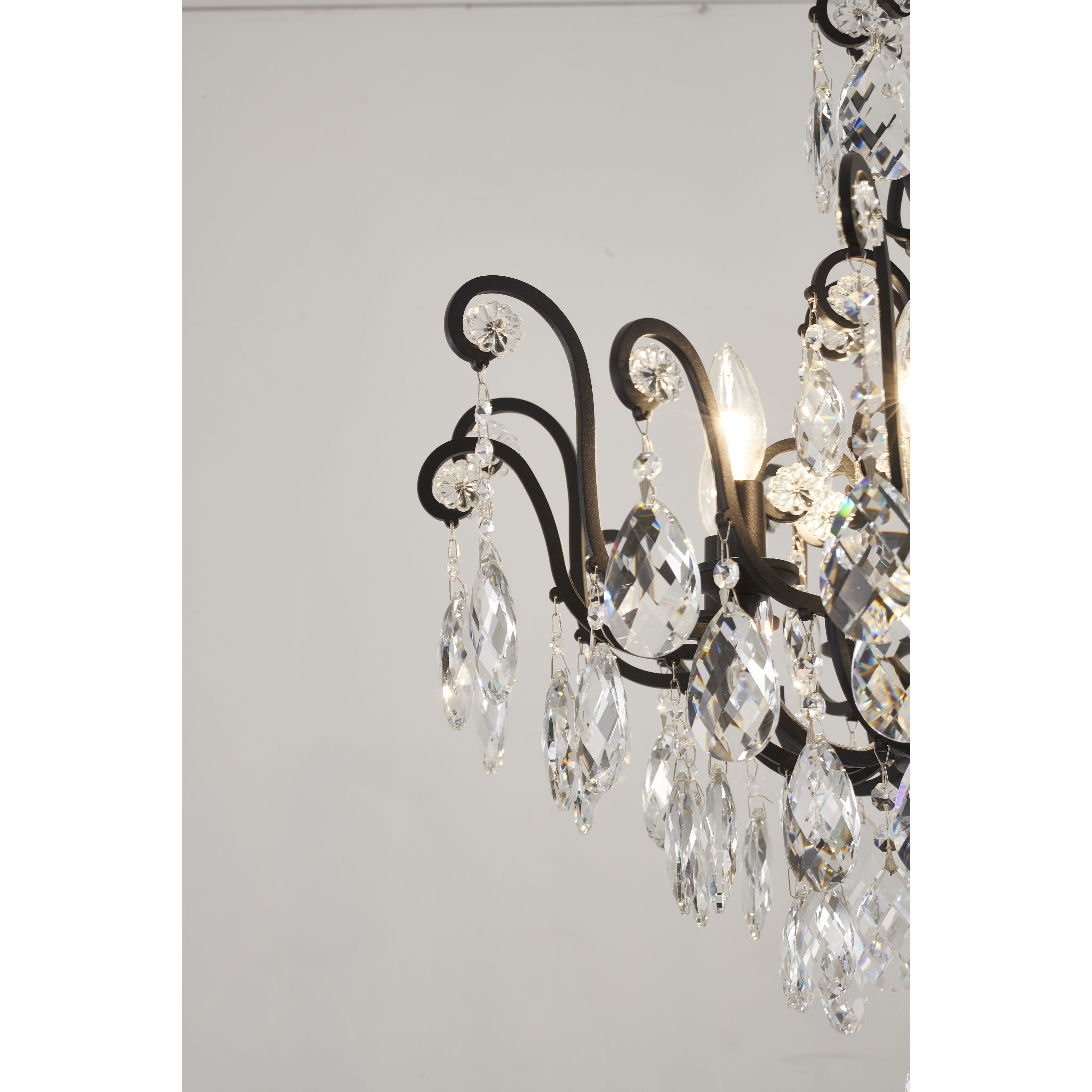 Canada 8 Light 26 inch Matte Black Chandelier Ceiling Light