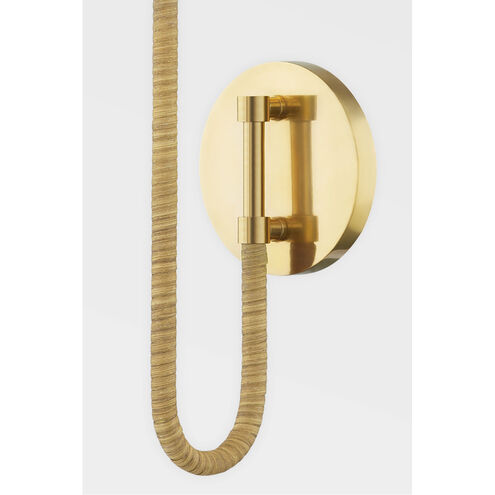 Ripley LED 4.75 inch Aged Brass Wall Sconce Wall Light