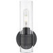 Downtown Urban Arden Wallchiere Wall Light in Matte Black