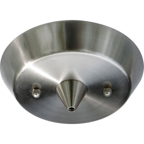 Illuma-Flex Brushed Nickel Flex Track Power Feed Canopy Ceiling Light