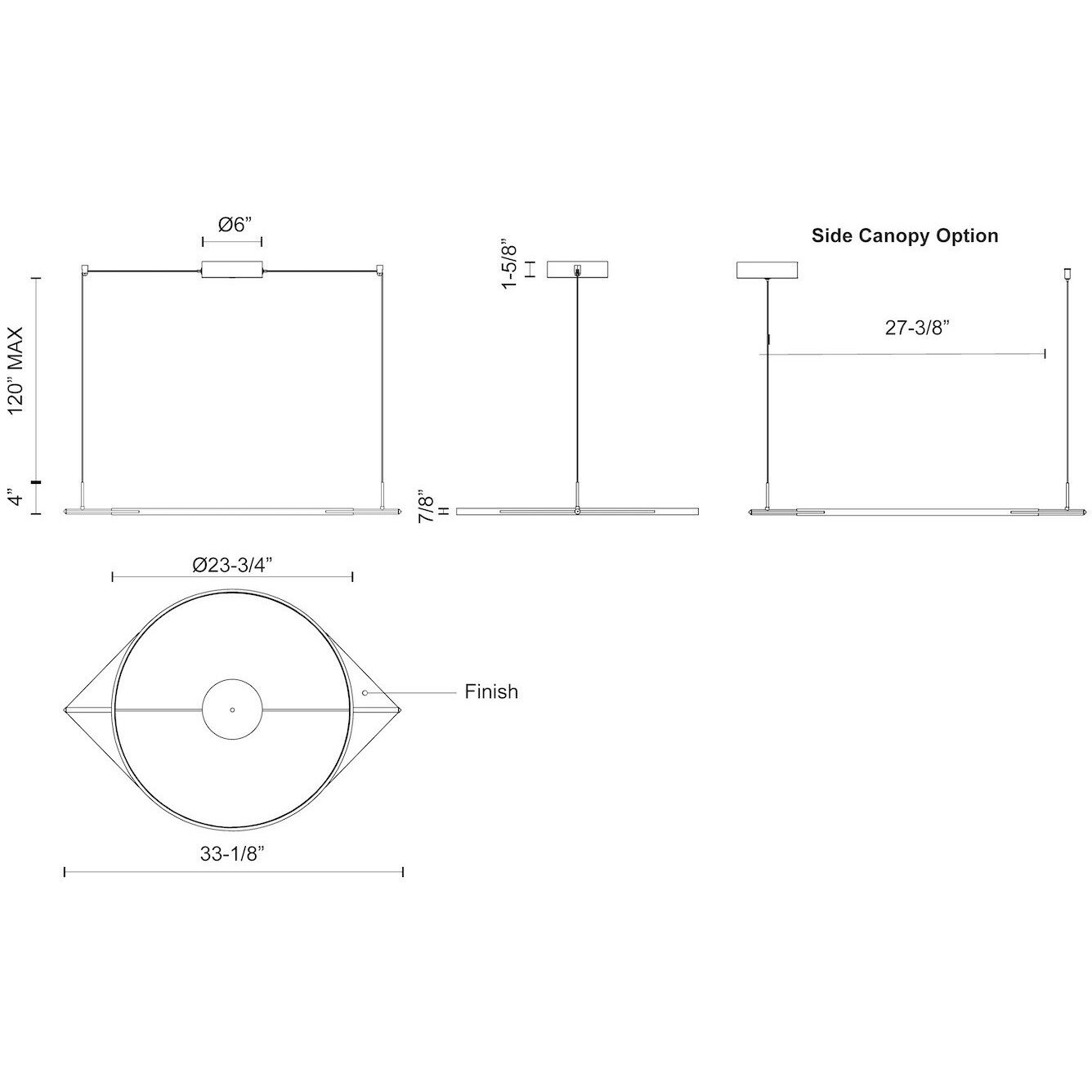 Serif Pendant Ceiling Light